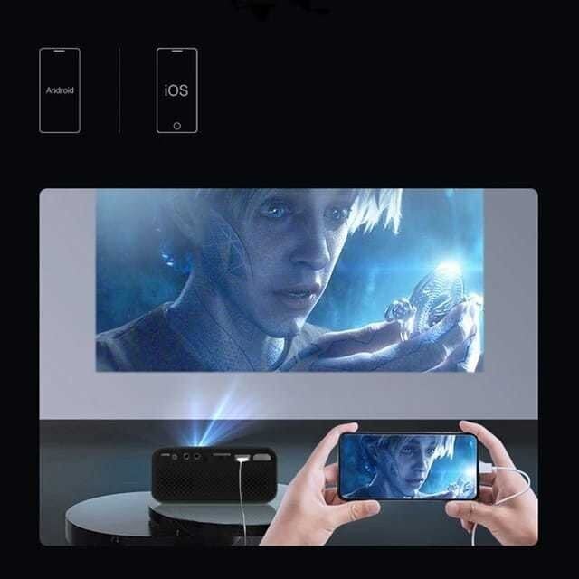 بروجكتر ميني متنقل للافلام و الالعاب بأجواء سينمائية بروجكتر ميني متنقل للافلام و الالعاب بأجواء سينمائية