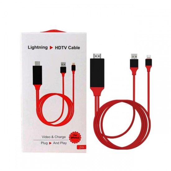 Lightning HDTV Cable وصلة ايفون