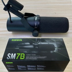 ميكروفون SM7B احترافي قلبي ديناميكي SM7B ميكروفون ستوديو قابل للتحديد استجابة التردد لأداء تسجيل الغناء المباشر