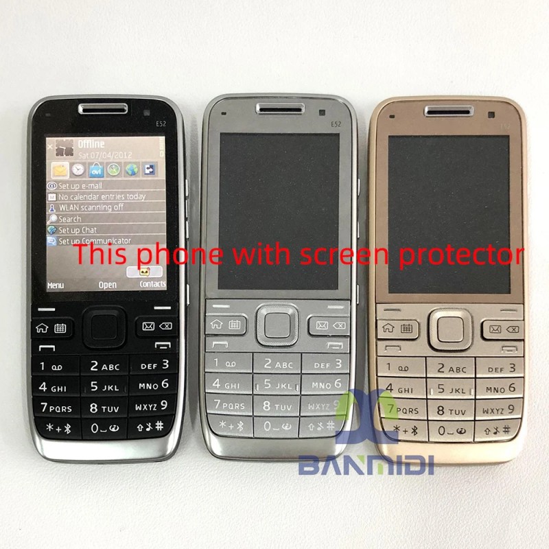 Original E52 Unlocked Button Mobile Phone Bluetooth WIFI 3G Used Arabic Russian Hebrew Keyboard 3 Colors for Choose.Finland Made - AliExpress 509