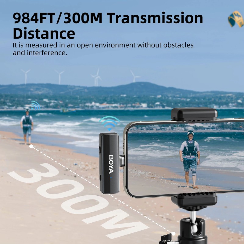 ميكروفون لاسلكي BOYA BOYALINK V2.0 للياقة لجهاز iPhone أو Android أو كاميرات DSLR أو الهواتف الذكية أو الألعاب أو تسجيل الفيديو أو البث المباشر أو مدونة الفيديو ميكروفون لاسلكي BOYA BOYALINK V2.0 للياقة لجهاز iPhone أو Android أو كاميرات DSLR أو الهواتف الذكية أو الألعاب أو تسجيل الفيديو أو البث المباشر أو مدونة الفيديو