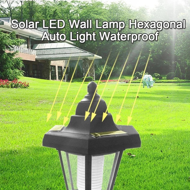 مصباح سياج يعمل بالطاقة الشمسية مصباح حائط LED مصباح حديقة مصباح حديقة فانوس شمسي عتيق مصباح حائط فناء ديكور لإضاءة مسار الحديقة المسورة مصباح سياج يعمل بالطاقة الشمسية مصباح حائط LED مصباح حديقة مصباح حديقة فانوس شمسي عتيق مصباح حائط فناء ديكور لإضاءة مسار الحديقة المسورة