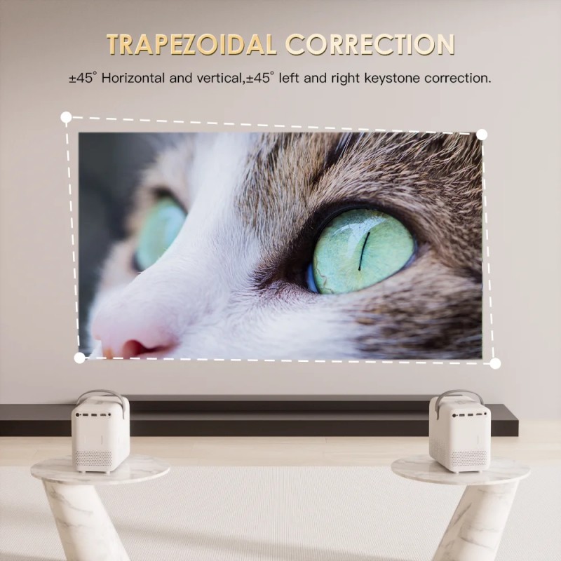 HONGTOP P10 Smart 4K Android WiFi Portable 1080P Home Theater Video LED Bluetooth Mini Projector 4GB 64GB Android 10  Projector - AliExpress 44