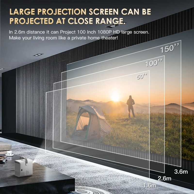 HONGTOP P10 Smart 4K Android WiFi Portable 1080P Home Theater Video LED Bluetooth Mini Projector 4GB 64GB Android 10  Projector - AliExpress 44