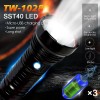 مصباح LED قابل لإعادة الشحن مع بطارية 3 التروس ، الشعلة ، فانوس للخارجية ، مقاوم للماء ، التخييم ، الصيد ، المشي لمسافات طويلة ، مصباح الإضاءة ، ضوء 360 مصباح LED قابل لإعادة الشحن مع بطارية 3 التروس ، الشعلة ، فانوس للخارجية ، مقاوم للماء ، التخييم ، الصيد ، المشي لمسافات طويلة ، مصباح الإضاءة ، ضوء 360
