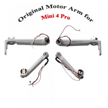 أذرع المحرك الأصلية لـ DJI Mini 4 Pro ذراع خلفي أمامي يسار يمين مع محركات لقطع غيار إصلاح الطائرة بدون طيار DJI Mini 4 Pro