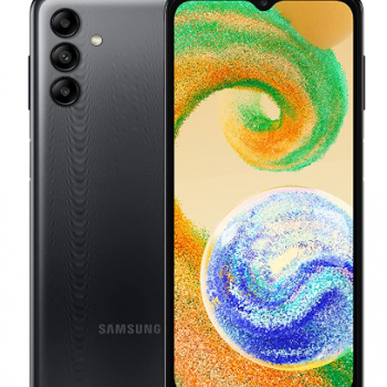 سامسونج جالكسي ايه 04 اس بنظام تشغيل اندرويد، RAM سعة 3 غيغا وذاكرة 32 غيغا، ثنائي شرائح الاتصال، لون اسود (اصدار المملكة العربية