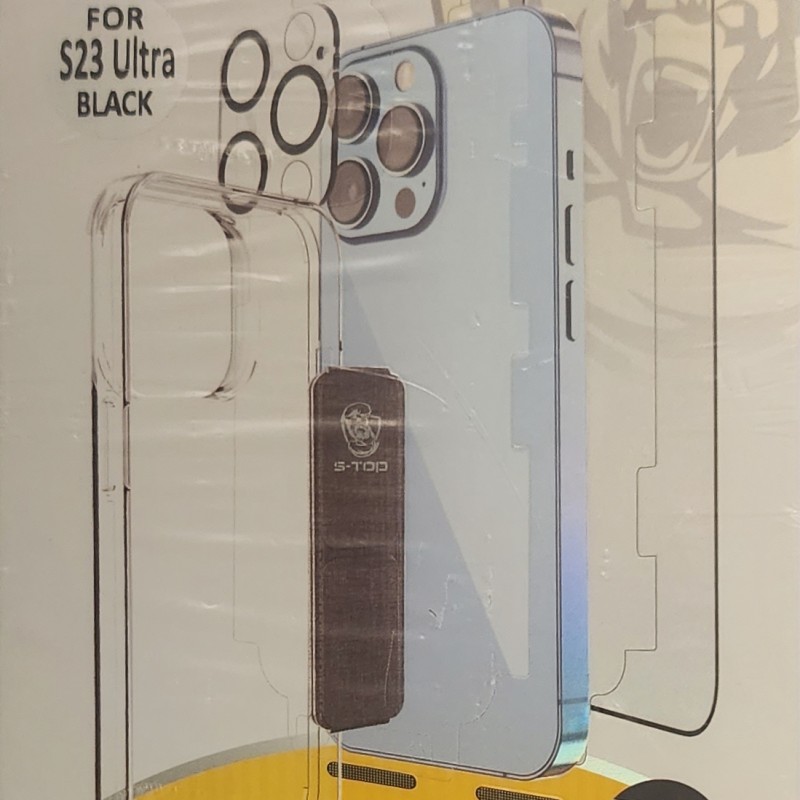 بكج الحماية الاقوى لجهاز سامسونج جالاكسي اس 23 بلس - Samsung Galaxy S23 plus بكج 7 في 1 من S-TOP بكج الحماية الاقوى لجهاز سامسونج جالاكسي اس 23 بلس - Samsung Galaxy S23 plus بكج 7 في 1 من S-TOP