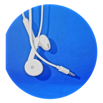 سماعة هواوي سلك ابيض