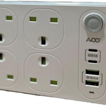 محول كهربائي 4 مقابس