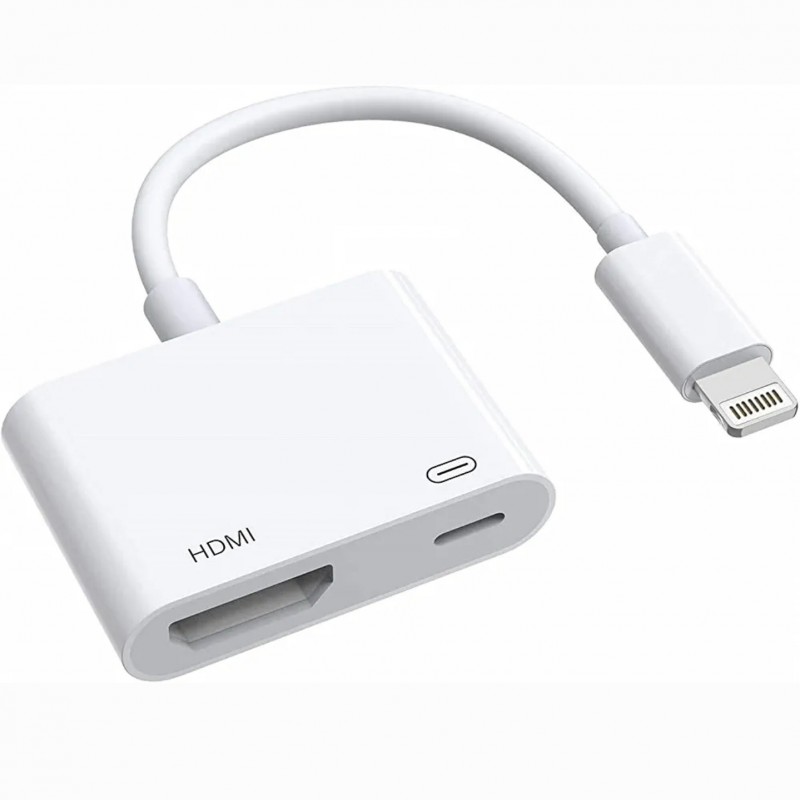 وصلة ربط الهاتف بالتلفاز من لايتنج الى HDMI من شركة bastec وصلة ربط الهاتف بالتلفاز من لايتنج الى HDMI من شركة bastec