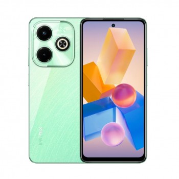 جوال انفنكس هوت 40i ذاكرة 256/16GB ذاكرة رام موسعة (8+8) يدعم تقنية NFC وشبكات الجيل الرابع 4G - لون أخضر